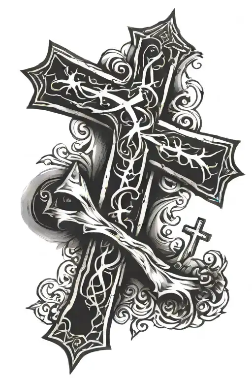 Bible Verse With Crosses