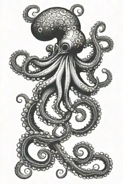 Gothic Octopus Wrapped