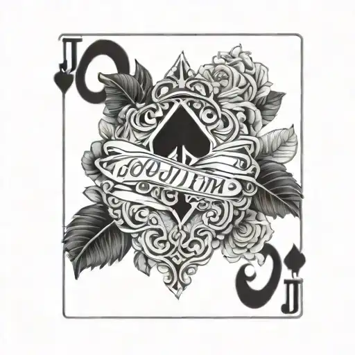Name Joaquim With Jack Playing Card