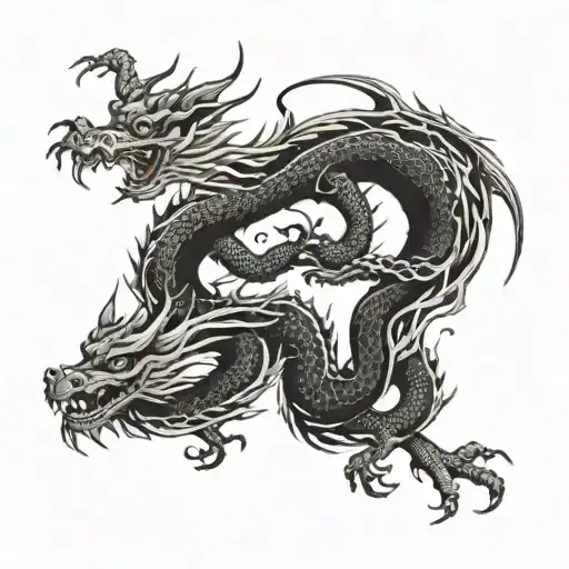 Dragon Tattoo Full Back Japan