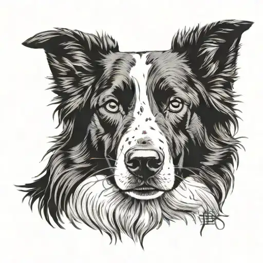 Border Collie Portrait