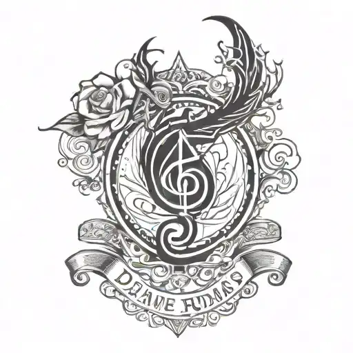 Music Themed Tattoo We Came As Romans And Parkway Drive And The Devil Wears Prada