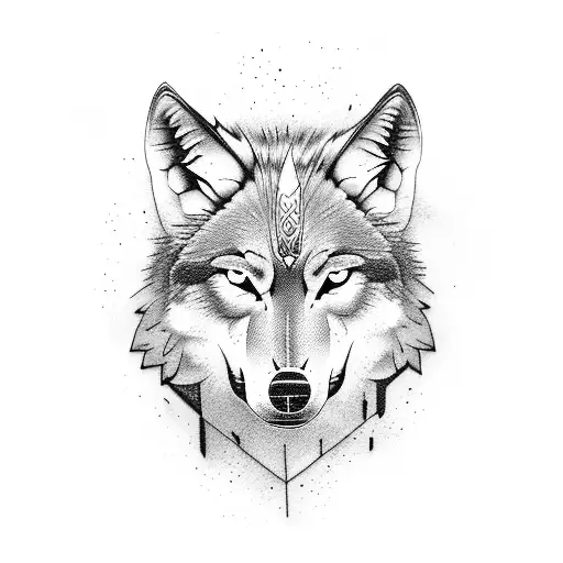 Wolf With The Text Ava