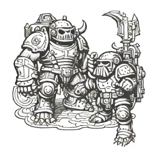 Warhammer 40K Gork And Mork