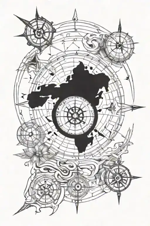 Compass Earth Air Water