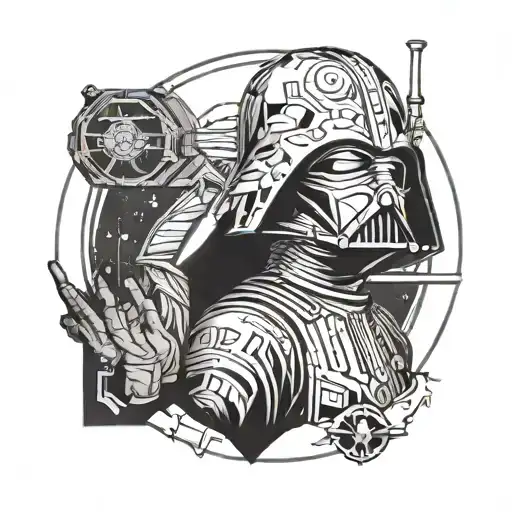 Sleeve Tattoo Design Star Wars