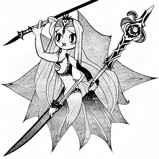 Star Butterfly With Sword