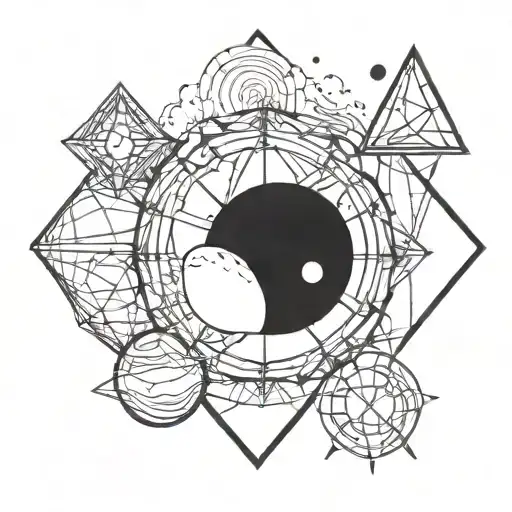 Space Geometric Shapes