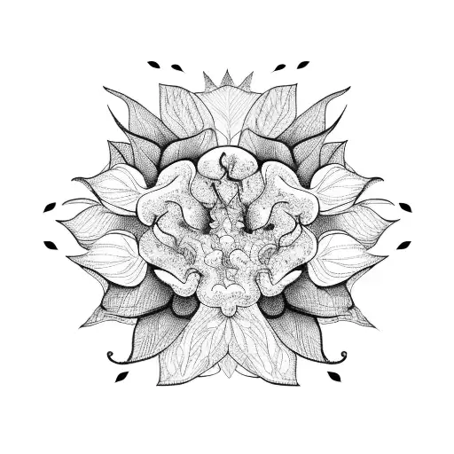 A Botanical Illustration Of A Ficus Elastika Plant