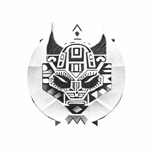 Aztec Stamp In The Jungle