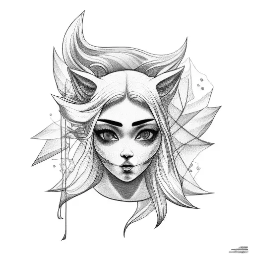 Girl Riding Eletrical Scooter Wind Rose