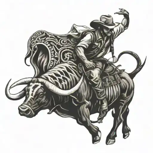 Longhorn Bull Rider
