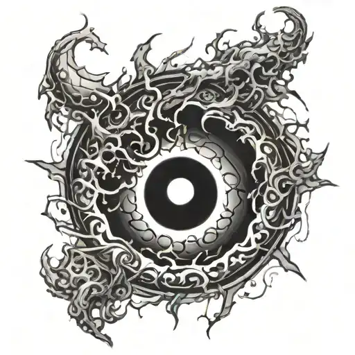 A Black Hole Merging With A Demon