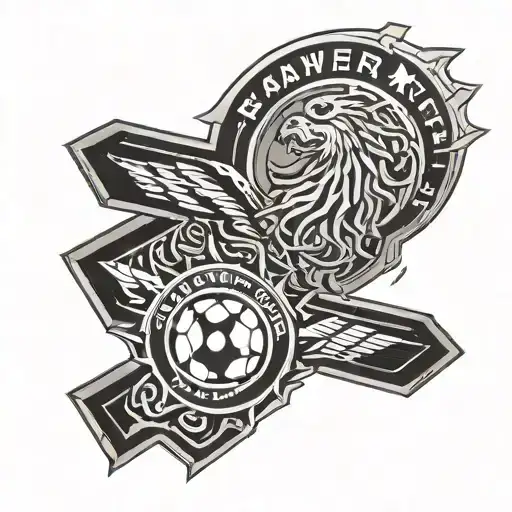 Bayern Munich Soccer Crest Reimagined As A Futuristic Cyborg Design