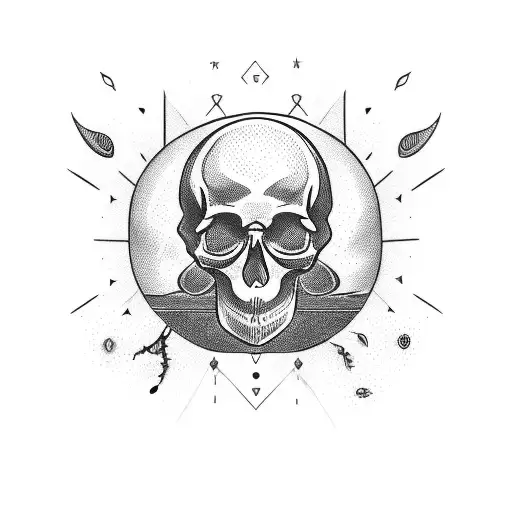 Skull And Saturn And Success