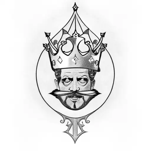 Gothic Cardinal Emperor Spiked Crown