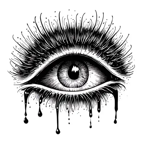 Mini Crying Eye Finger