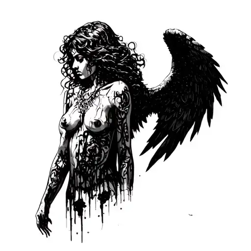 Chaos Naked Girl Angel