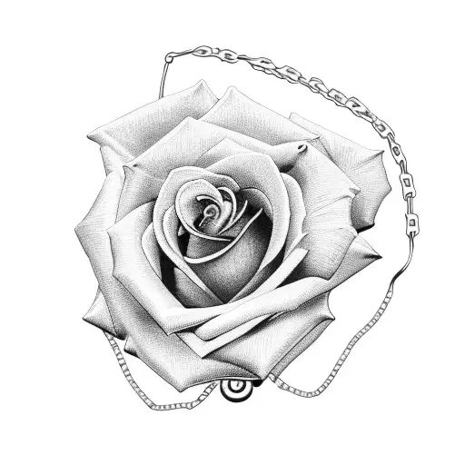 Rose With Chains