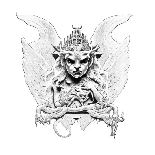 Gothic Cherubs And Gargoyles