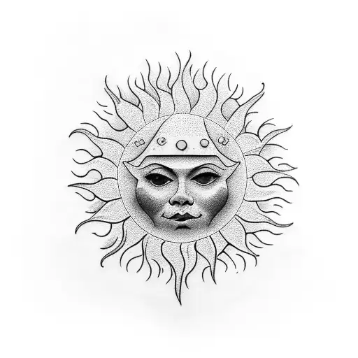 Sun With Family In It