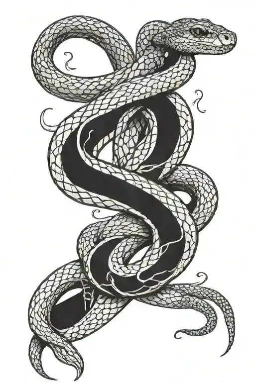 Snake Wrapped The Whole Arm