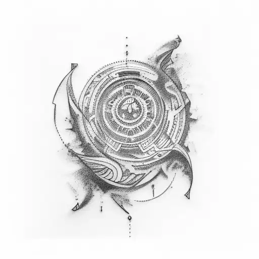 Cursive Tattoo Of The Word 'Transcend'