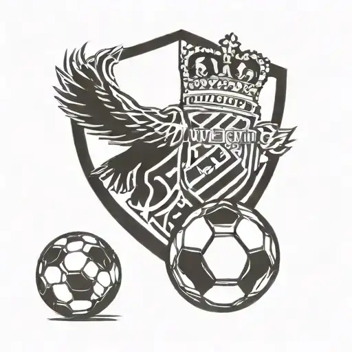 Combine The West Ham United Crest With A Soccer Ball In A Dynamic And Unique Way