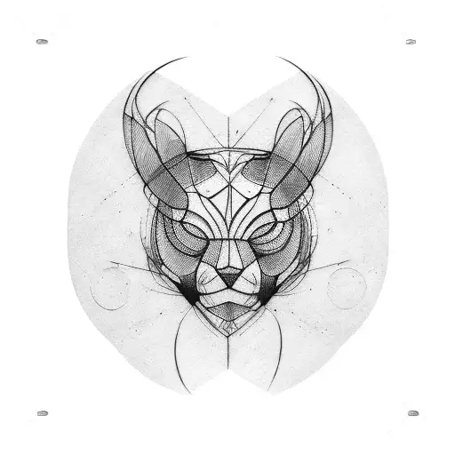 Simple Abstract Line That Wraps Around The Arm