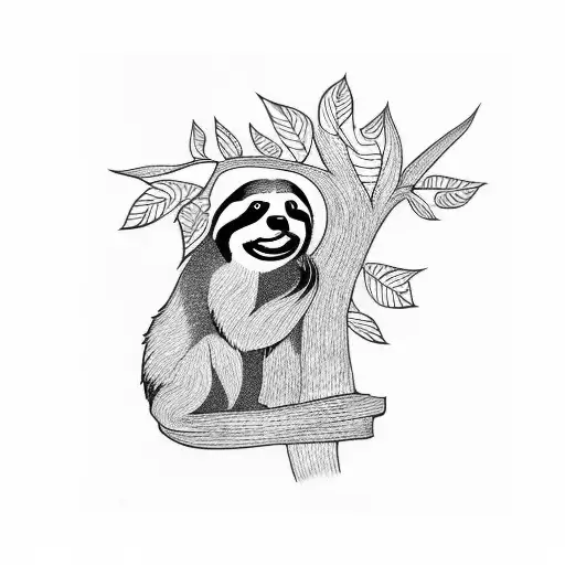 Sloth In A Tree