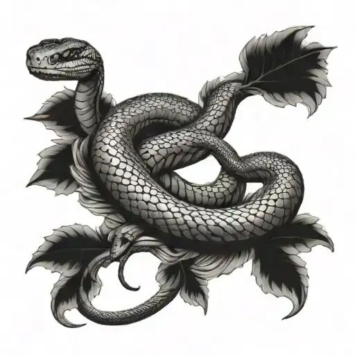 Full Back Hyper Realistic Snake