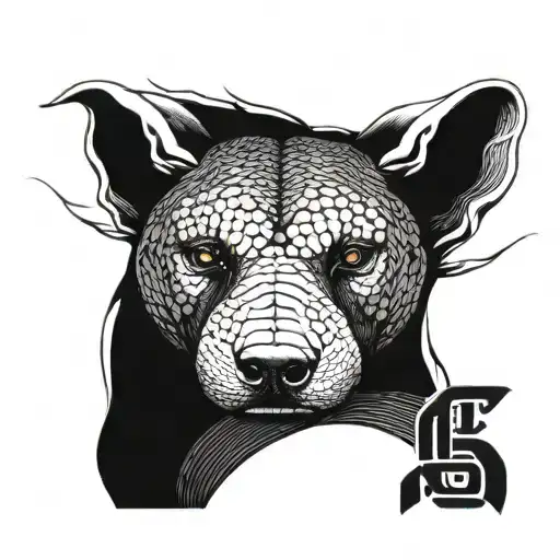 Snake Wrapps Around Big Dog's Neck