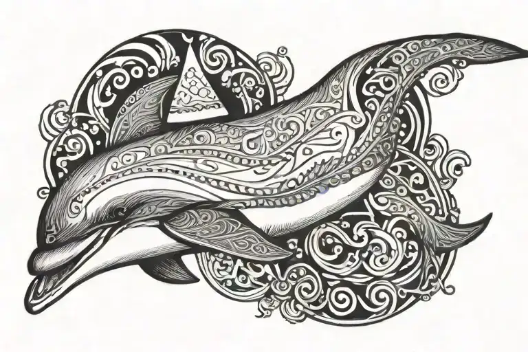 Dolphin With Partyhat