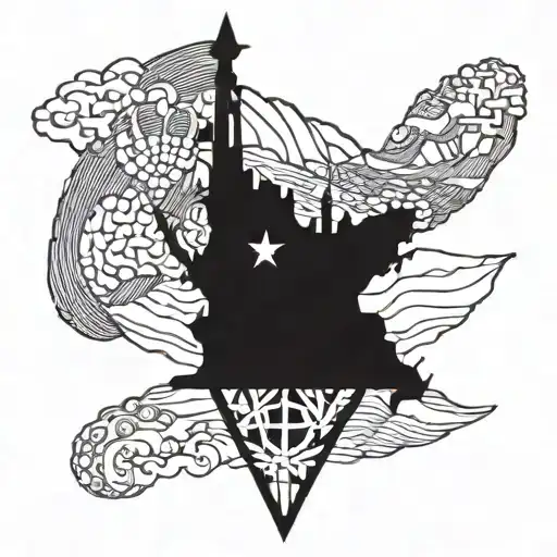 Army Veteran World Travel Adventure Themed