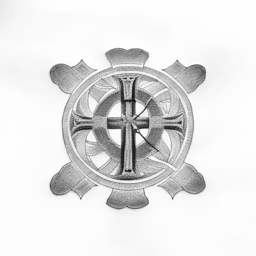 Forever Five Religious Cross