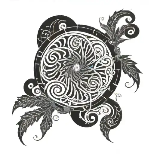 Malenia From Elden Ring Mixed With Uzumaki Spirals