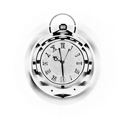 Clock With Rolex Symbol