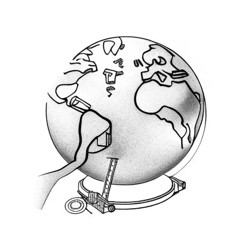 A Dj Turntable Mixing A Globe