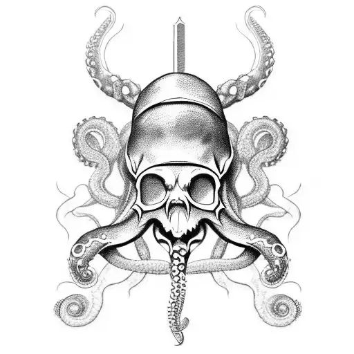 Octopus Skull Sword