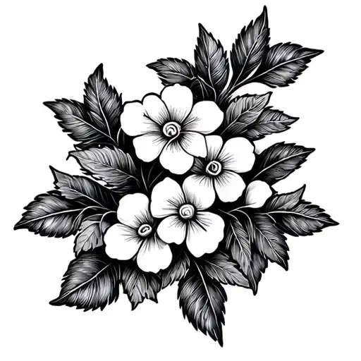 Vine Wrap With Small Flowers