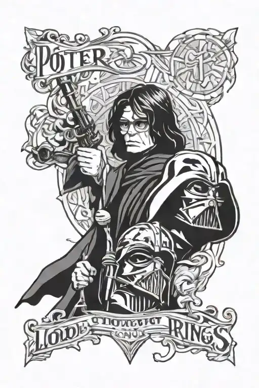 Potter Star Wars Lord Of The Rings