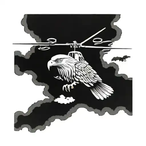 Helicopter Inside Bald Eagle