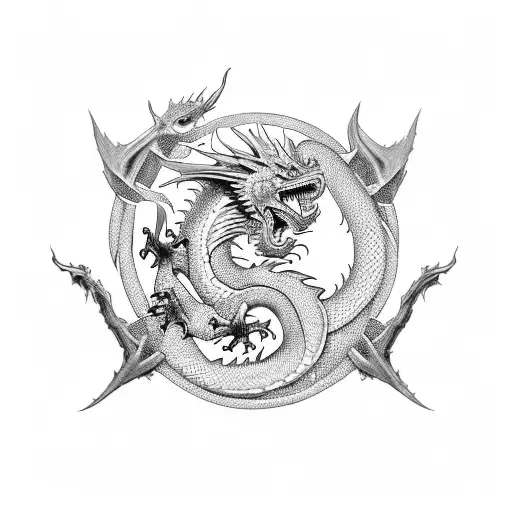 Crisantemo Con Dragon