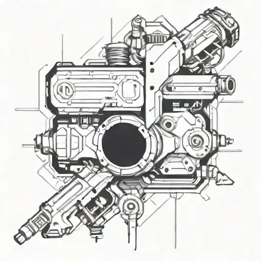 Combine Elements From Escape From Tarkov And Anime Into A Futuristic Cyberpunk Scene