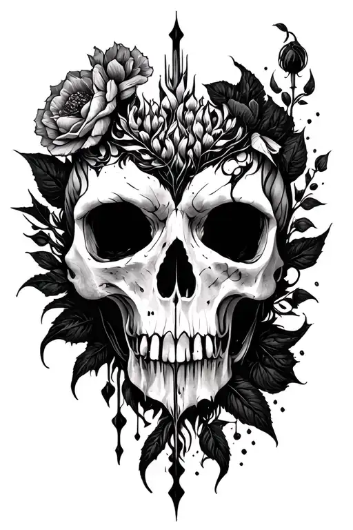 Dark Meaning Tattoo Design