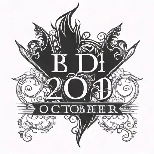 October 10Th 2021 Written In Roman Letters