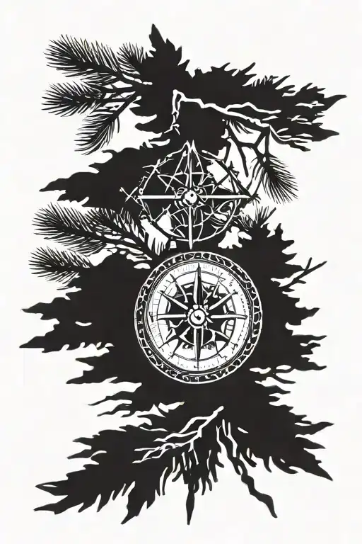 Pine Tree Compass