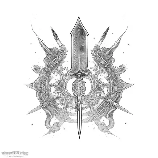 Sword Blade Covered By Something At The End