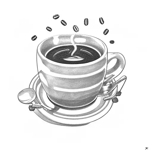 A Coffee Cup With A Motorcycle Engine Inside