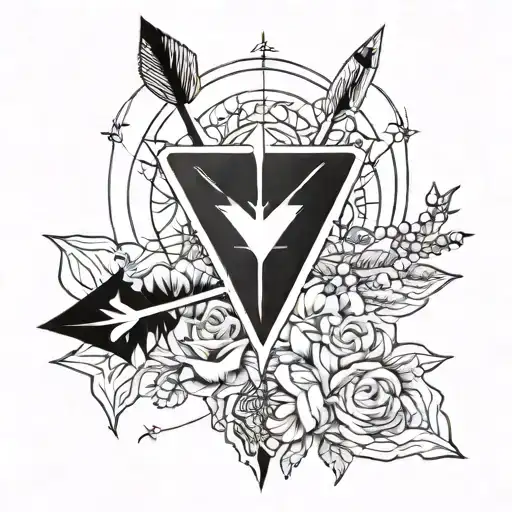 An Arrow Made From 4 Lines Symboling My 4 Family Members